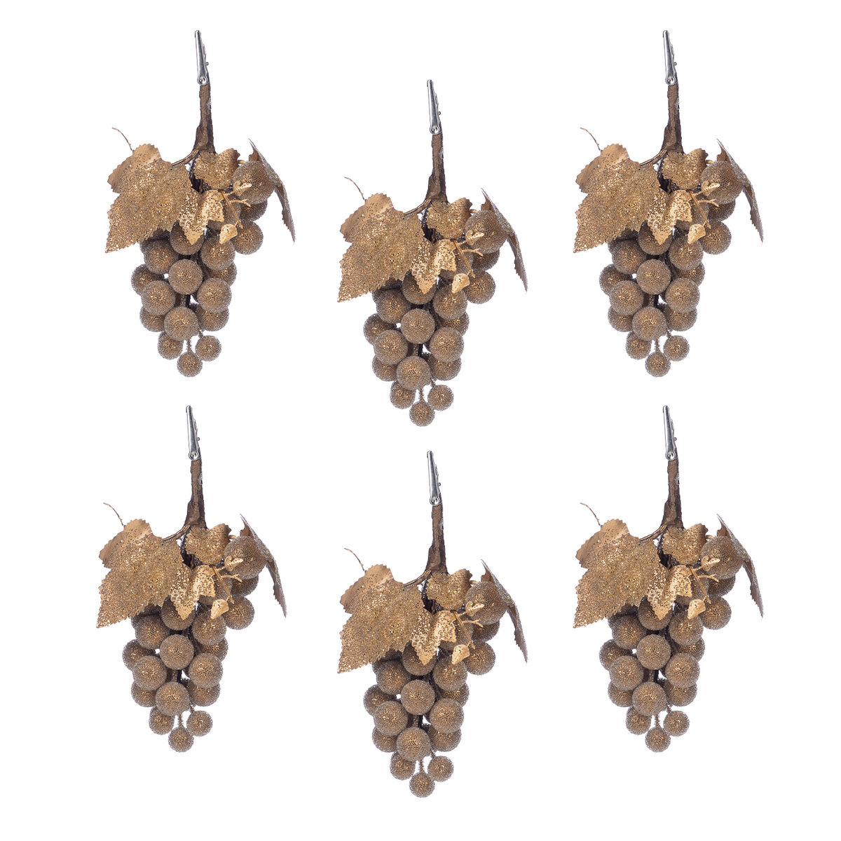 Goodwill Belgium Sparkling Burgundy Grape Bunch on Clip
