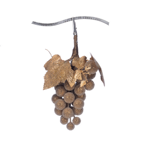 Goodwill Belgium Sparkling Burgundy Grape Bunch on Clip