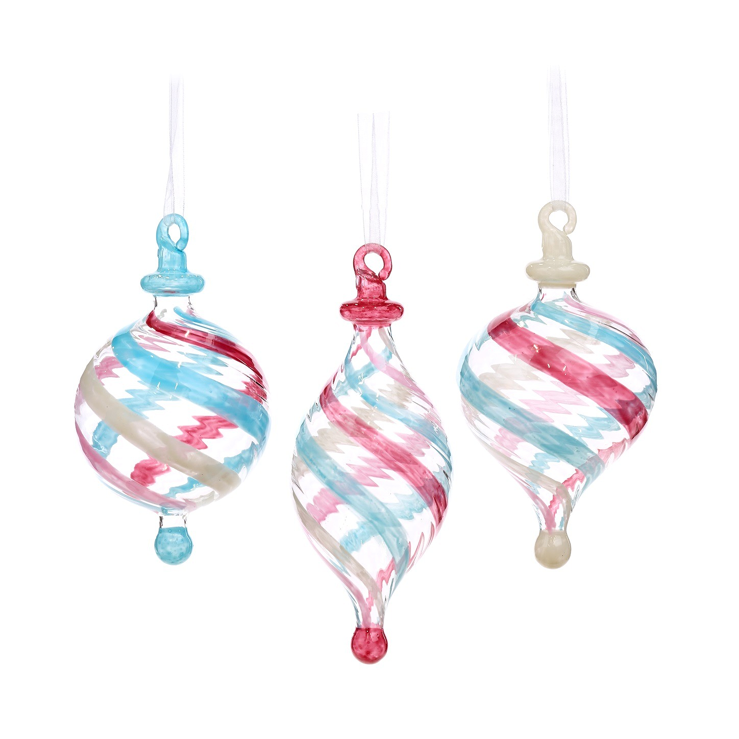 Goodwill Belgium Holiday Decor
Sweetie Swirls Glass Ornaments