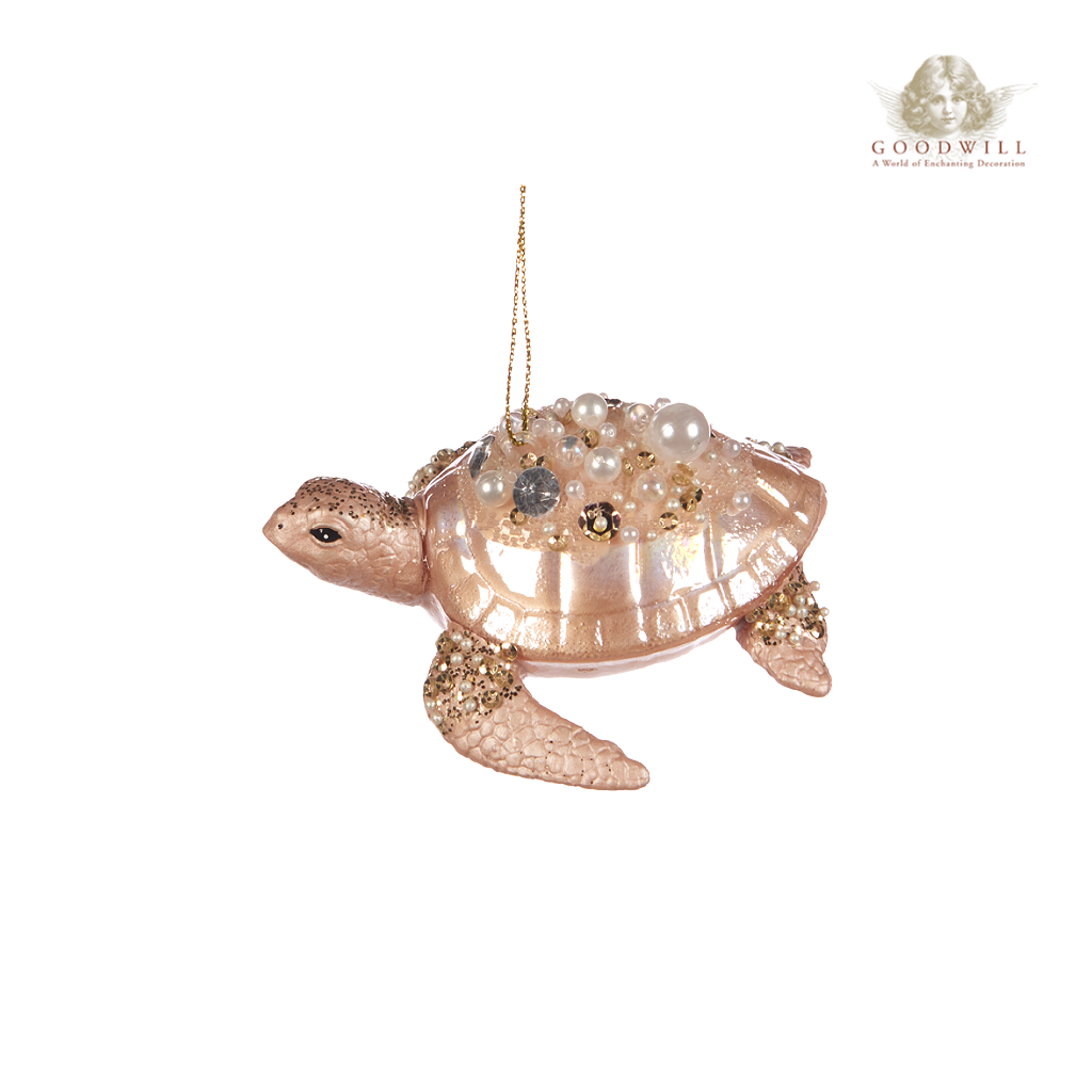 Goodwill Belgium Pearl Jewel Turtle Decoration