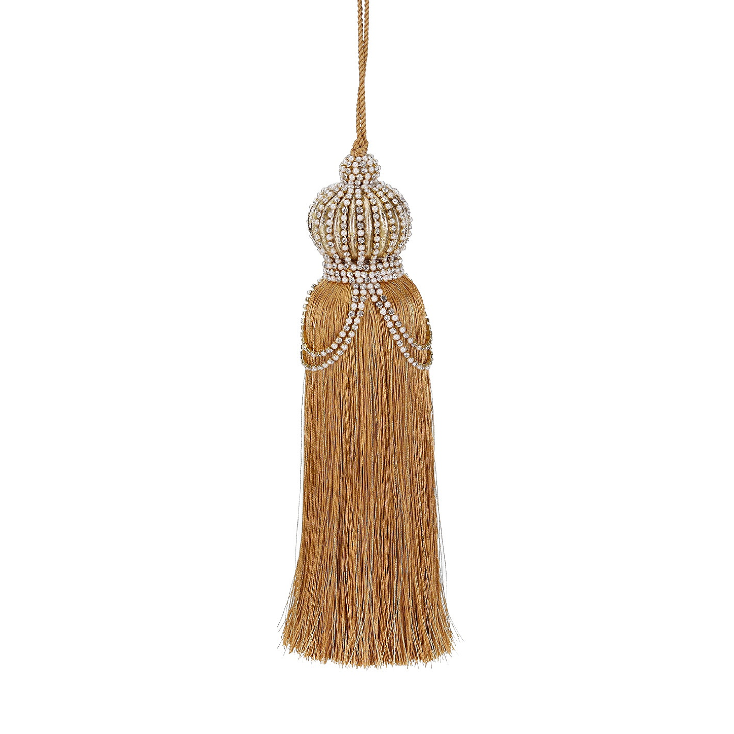 Goodwill Belgium Winter Treasure Gold Crown Tassels