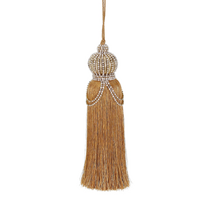 Goodwill Belgium Winter Treasure Gold Crown Tassels