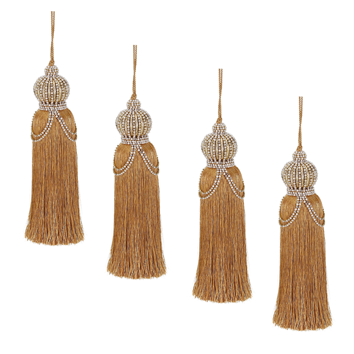 Goodwill Belgium Winter Treasure Gold Crown Tassels