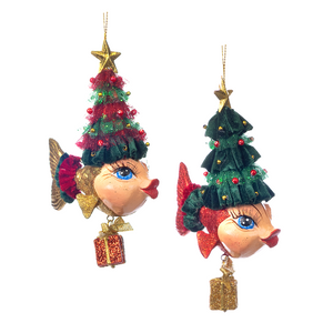 Goodwill M&amp;G Holiday Decor Holiday Tree Fish Ornament