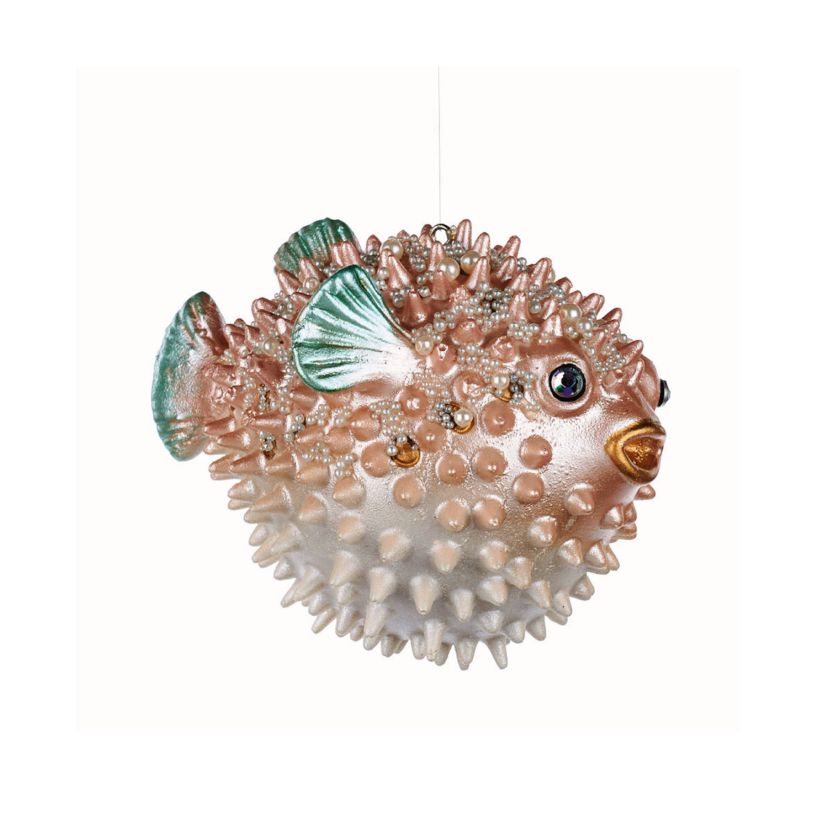 Goodwill M&G Pearl Pufferfish Ornament