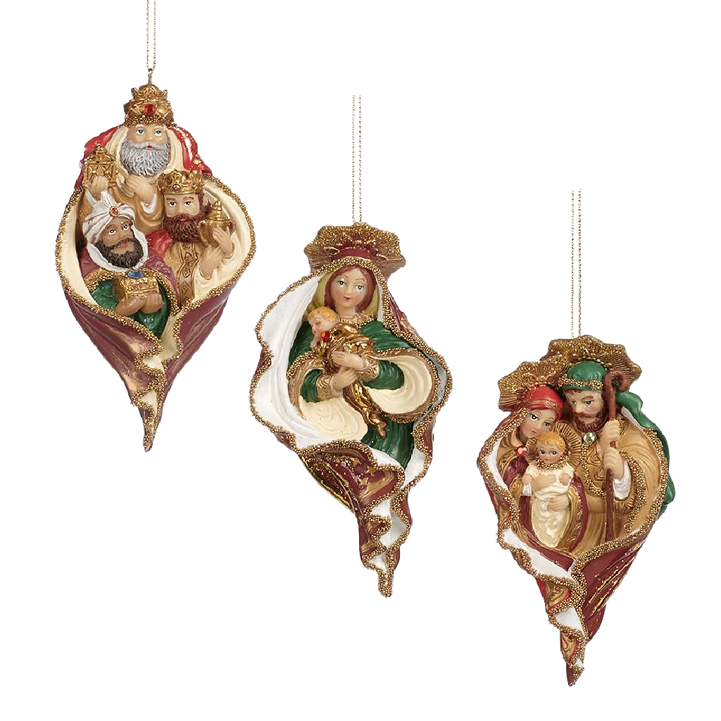 Goodwill Belgium Holy Family Kings Madonna Christmas Ornament