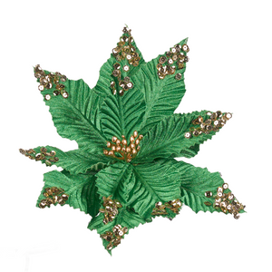 Goodwill M&G Holiday Decor
Green Poinsettia Clip