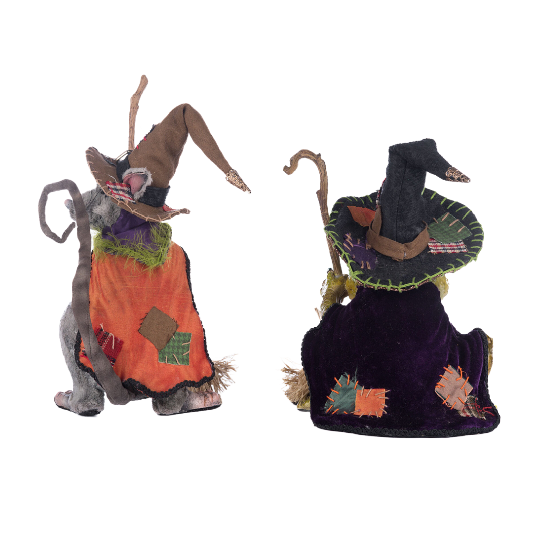 Katherine's Collection Broomstick Acres Rat Frog Witches