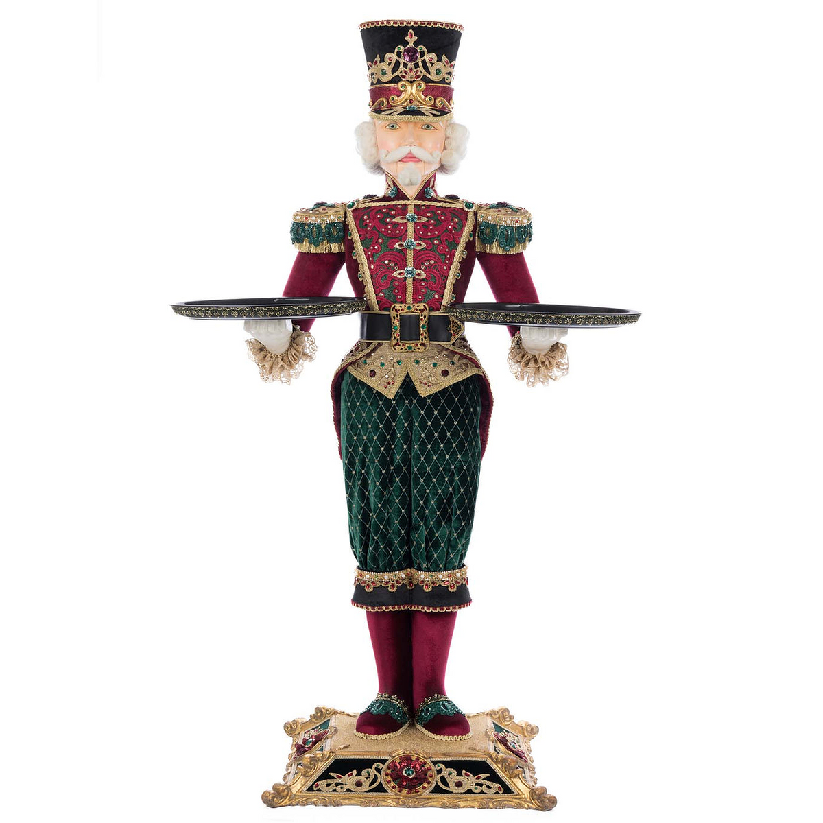 Katherine's Collection Captain Barry Burgundy Server