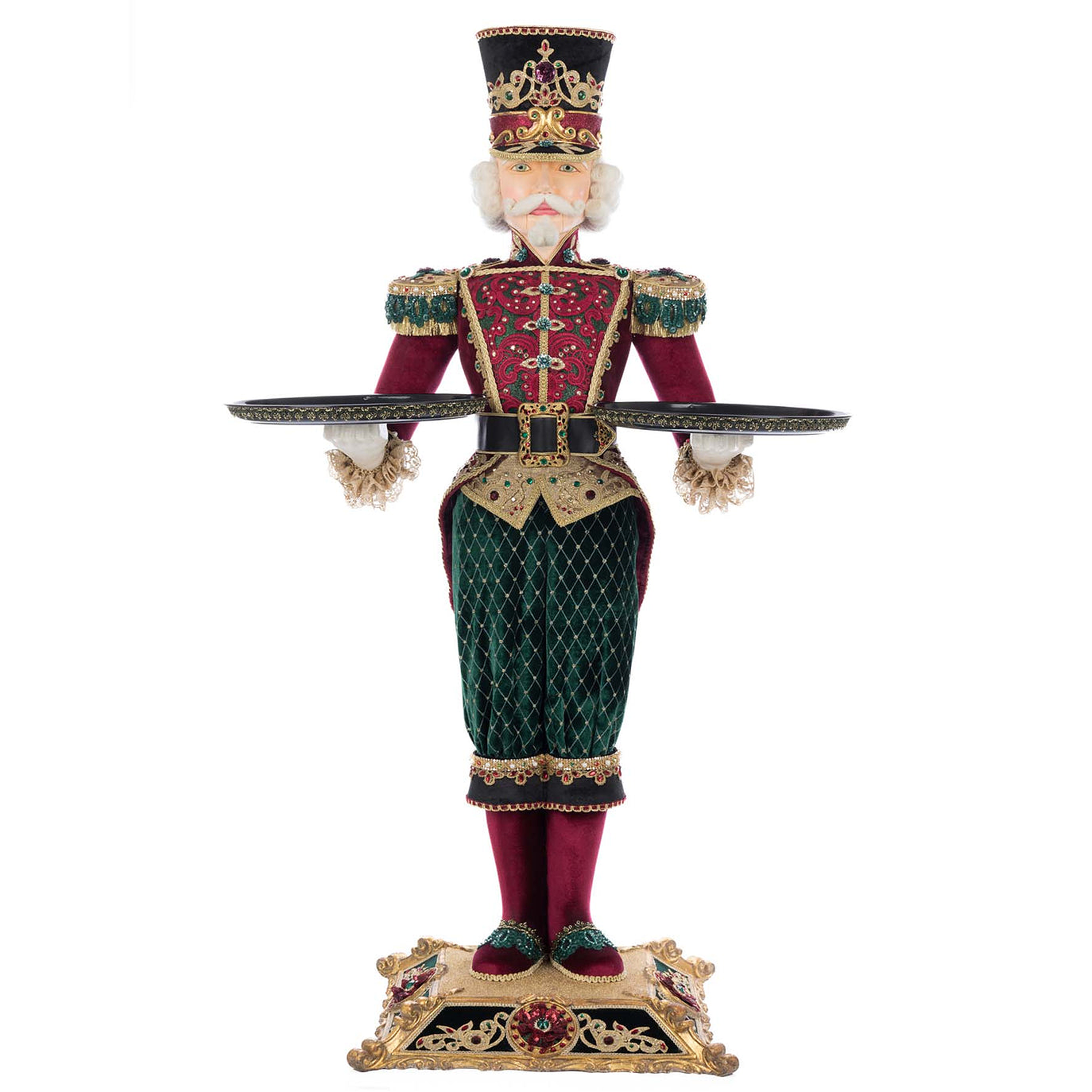 Katherine's Collection Captain Barry Burgundy Server