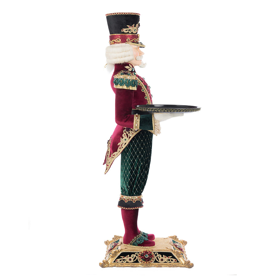 Katherine's Collection Captain Barry Burgundy Server