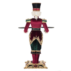 Katherine's Collection Captain Barry Burgundy Server