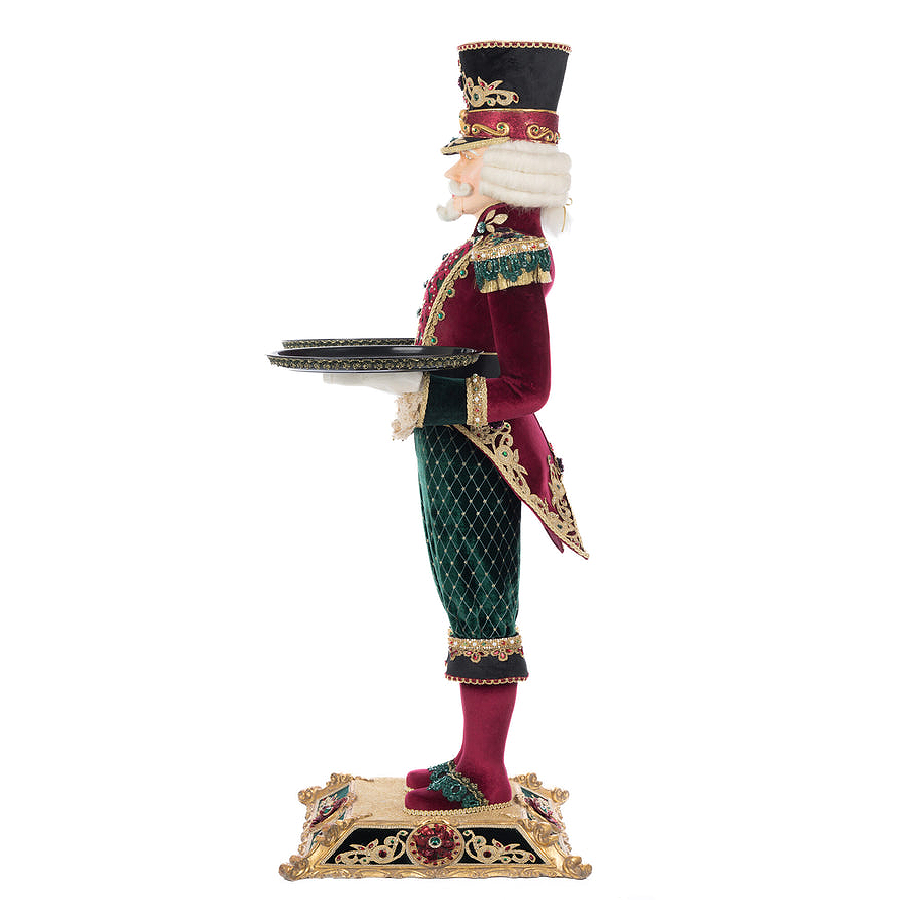 Katherine's Collection Captain Barry Burgundy Server