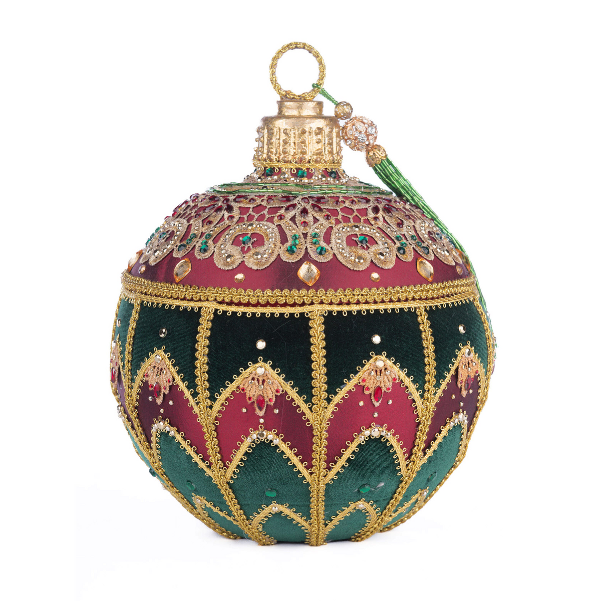 Katherine's Collection Christmas Castle Ornament Shaped Box