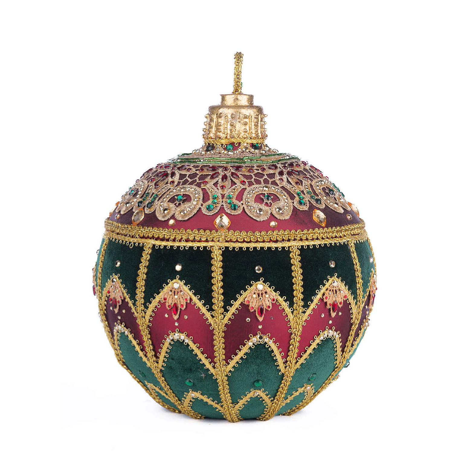 Katherine's Collection Christmas Castle Ornament Shaped Box