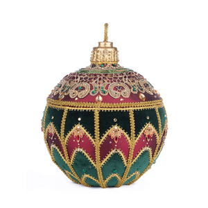 Katherine's Collection Christmas Castle Ornament Shaped Box