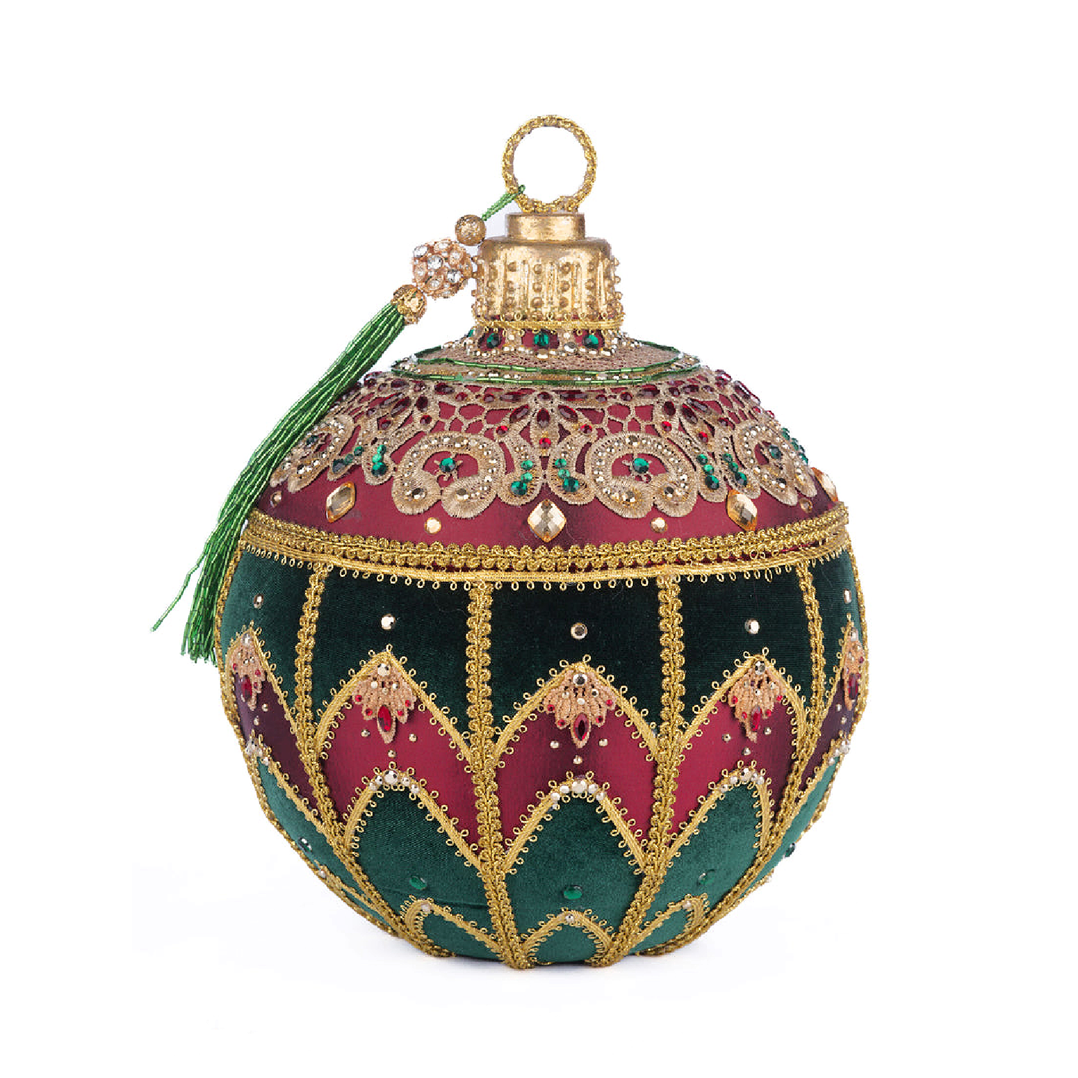 Katherine's Collection Christmas Castle Ornament Shaped Box