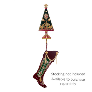 Katherine's Collection  Christmas Castle Xmas Tree Stocking Holder