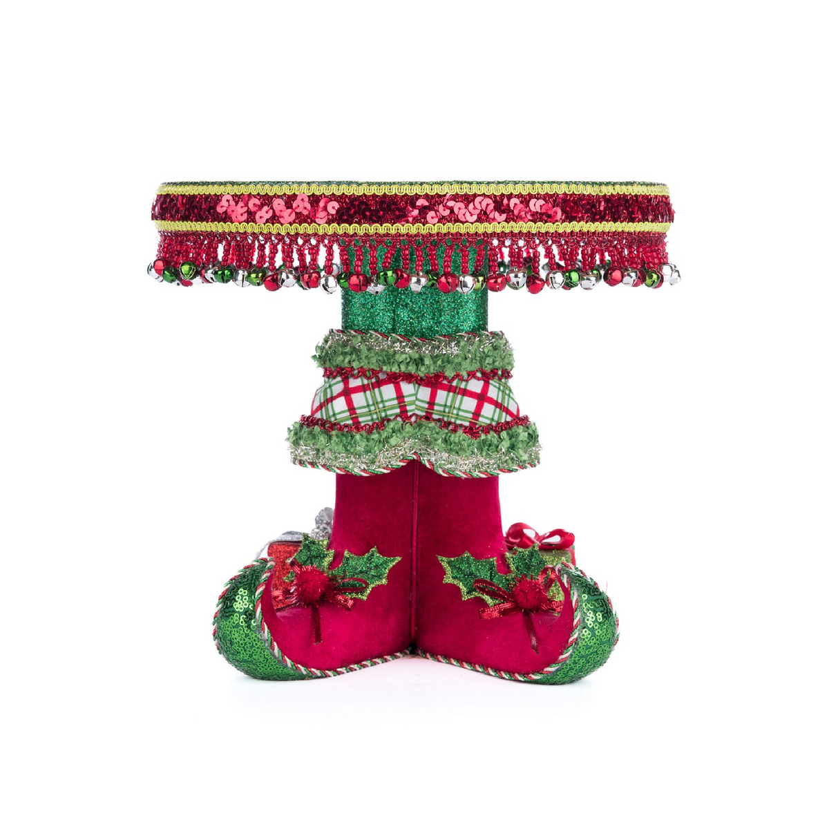 Katherine's Collection Elf Boots Cake Plate