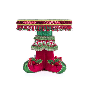 Katherine's Collection Elf Boots Cake Plate