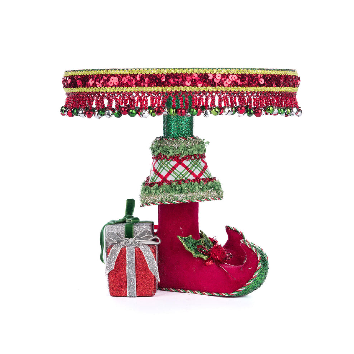 Katherine's Collection Elf Boots Cake Plate