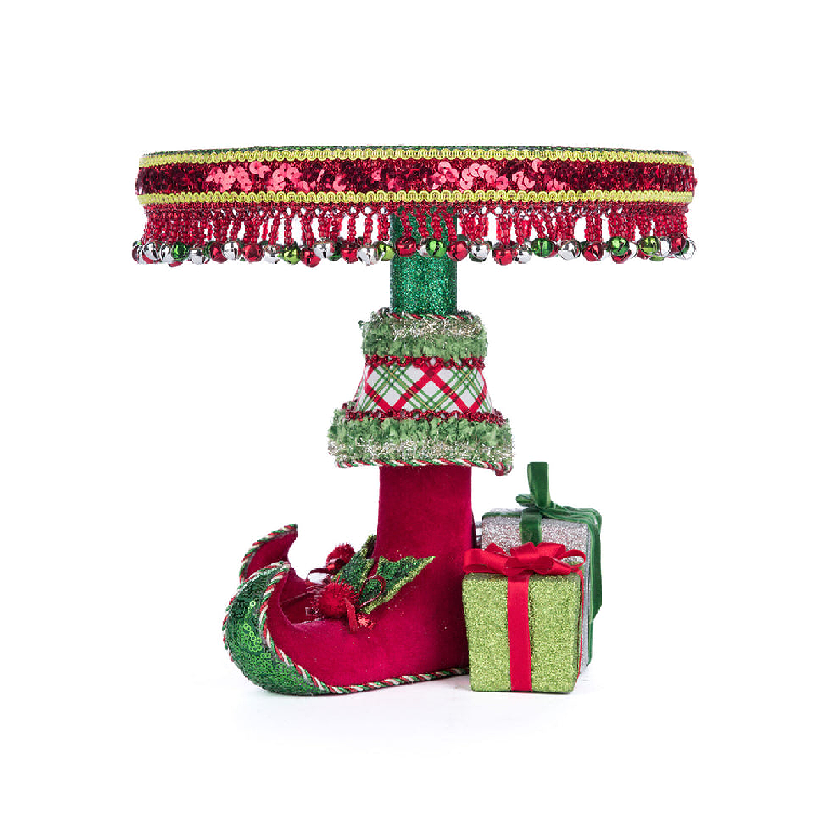 Katherine's Collection Elf Boots Cake Plate