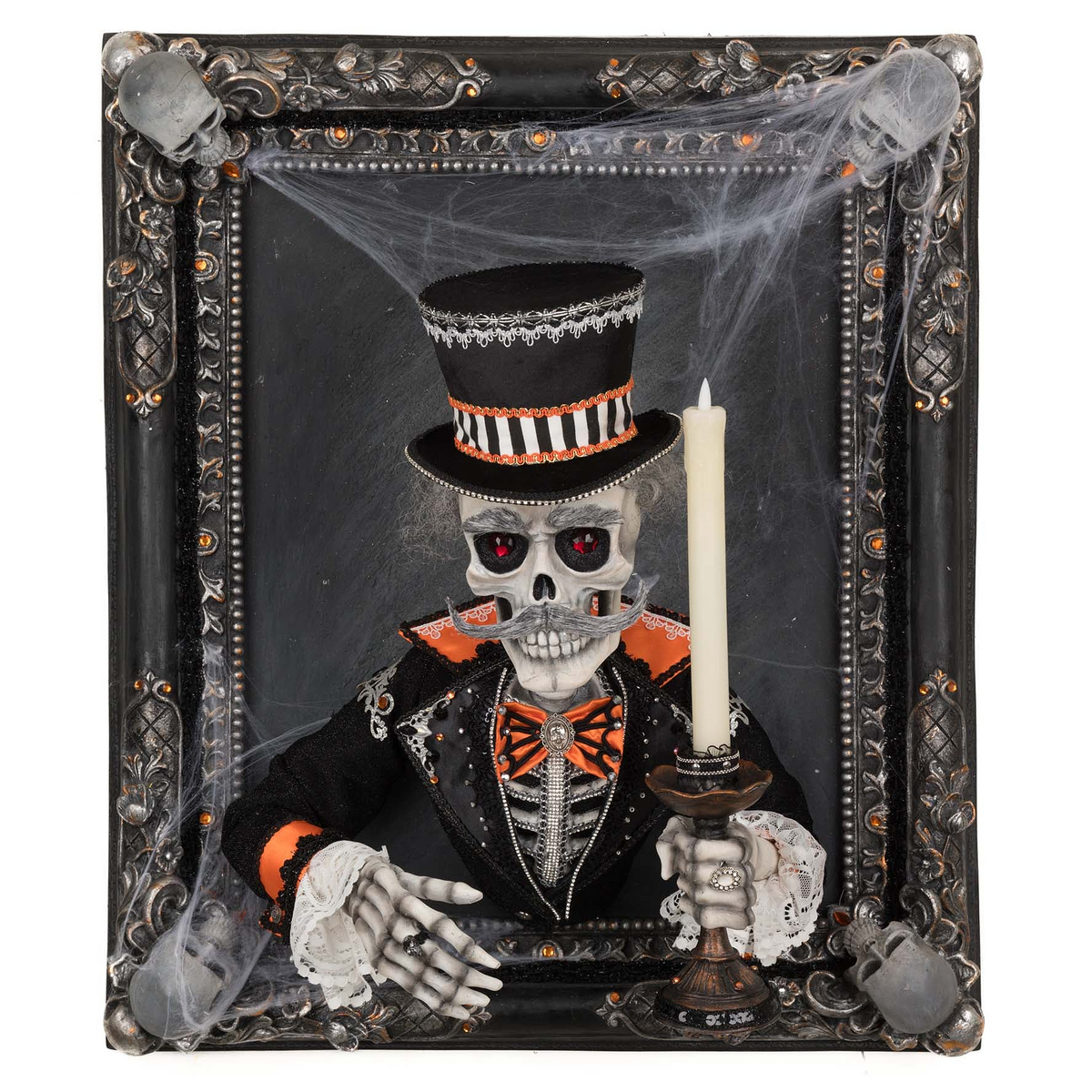 Katherine's Collection Halloween
Great Grandpa Macabre Wall Piece with Candle
