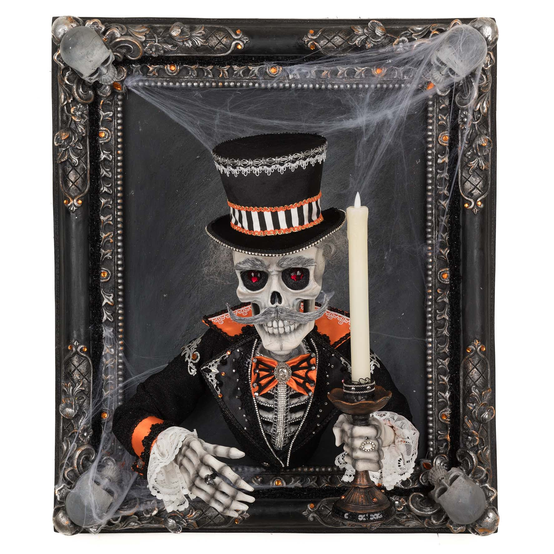 Katherine's Collection Halloween
Great Grandpa Macabre Wall Piece with Candle