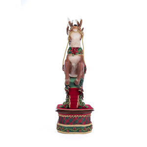 Luxury Christmas reindeer figurine 