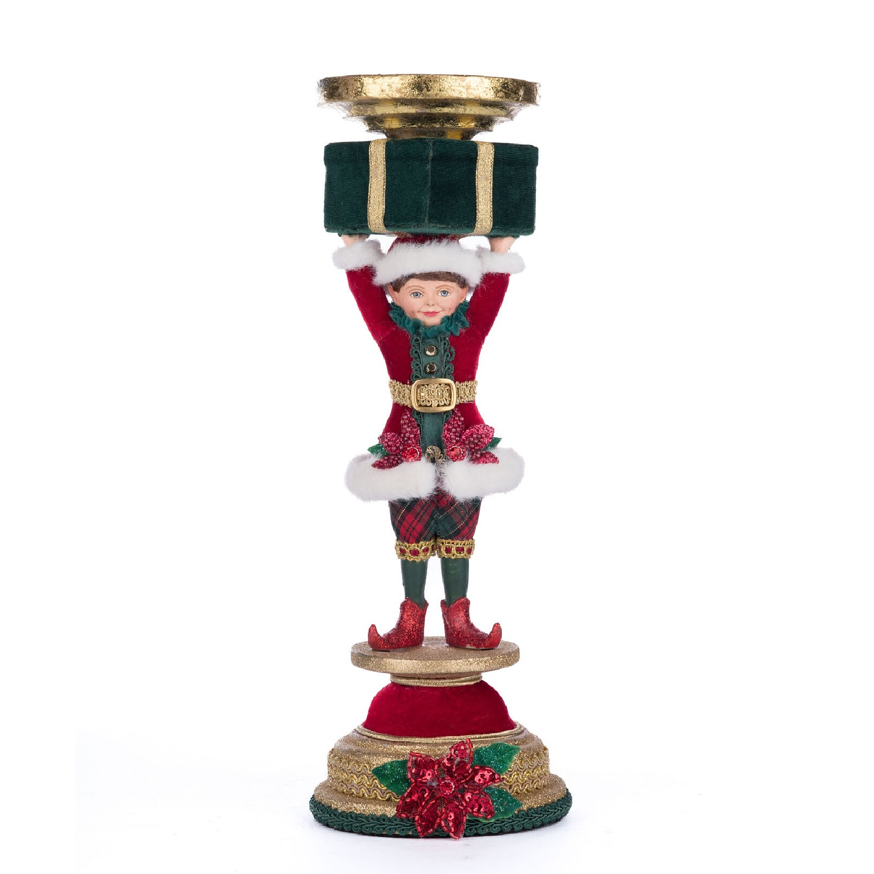 Katherine's Collection Holiday Magic Elf Candle Holder