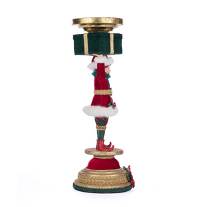 Katherine's Collection Holiday Magic Elf Candle Holder