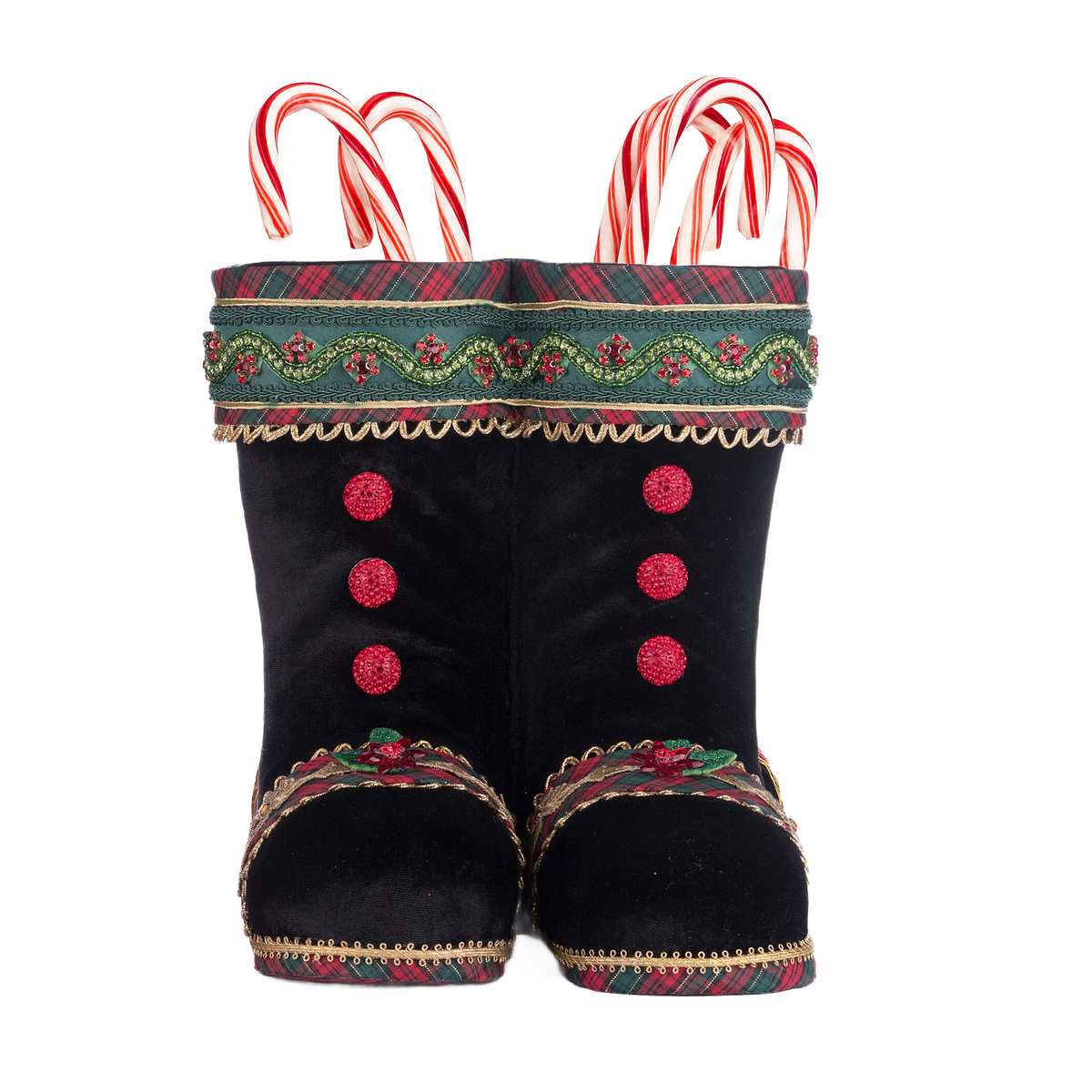 Katherine's Collection Holiday Magic Tabletop Santa Boots