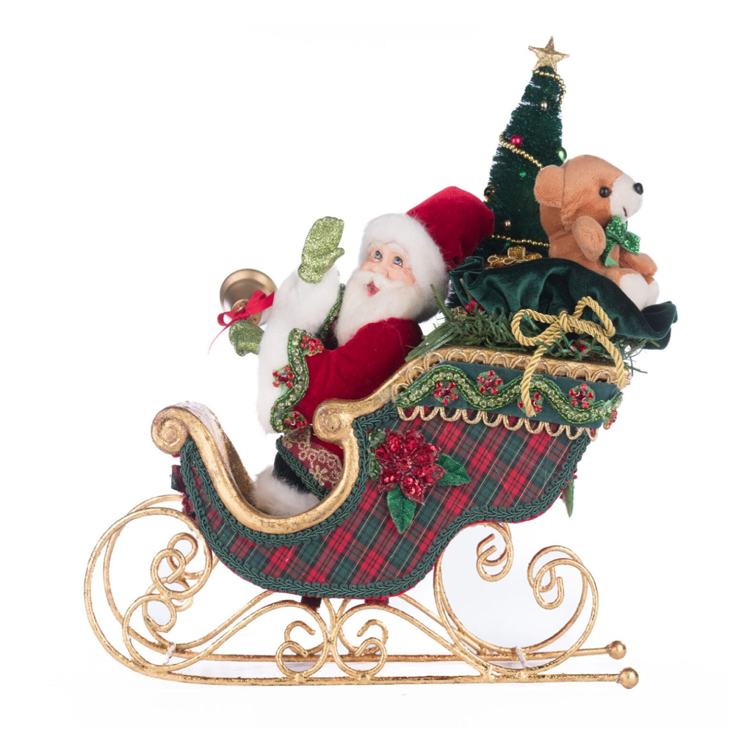 Holiday Magic Tabletop Sleigh 14.5"