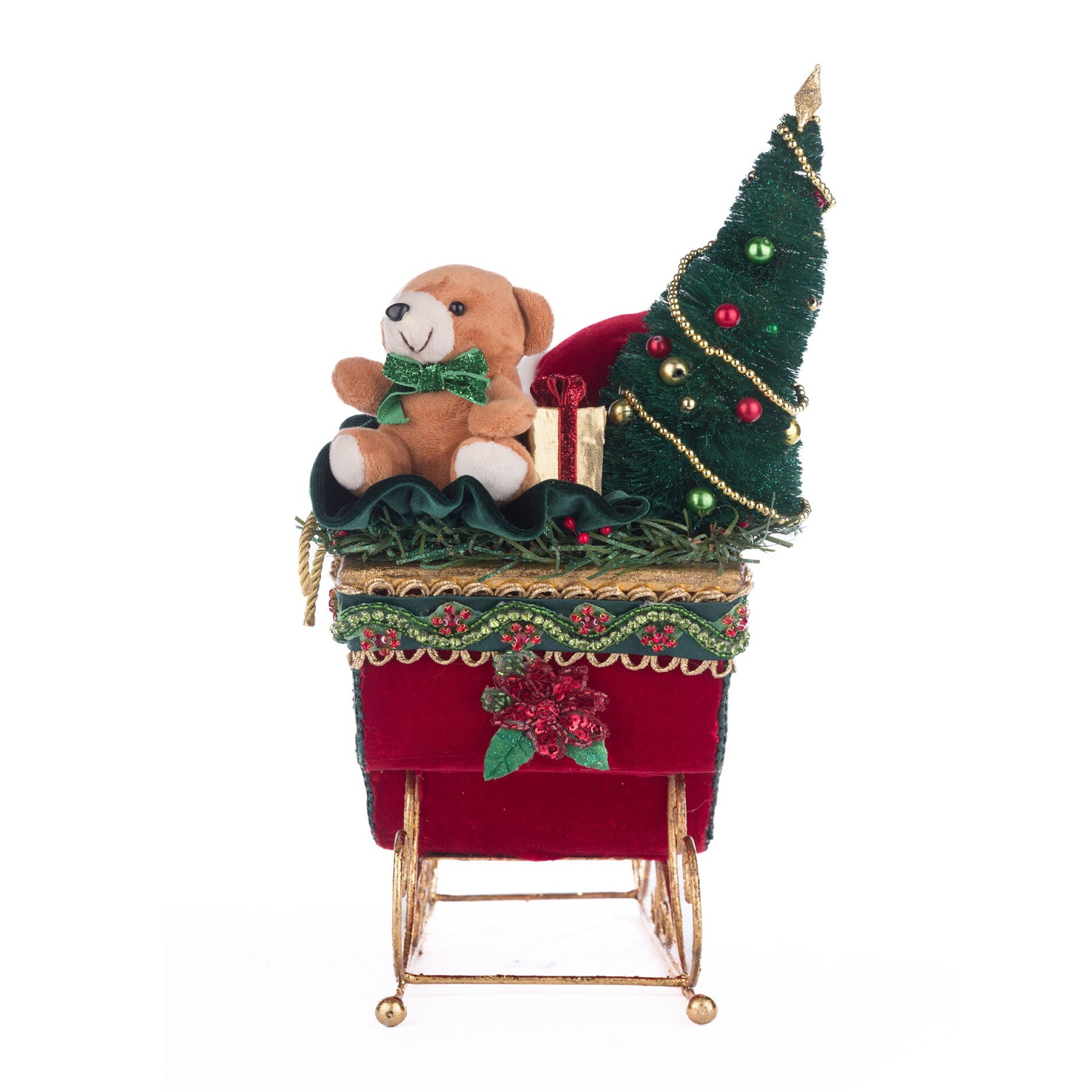 Holiday Magic Tabletop Sleigh 14.5"