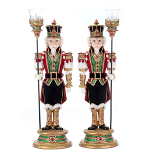 Katherine's Collection Royal Christmas Ball Nutcracker Votive Guards