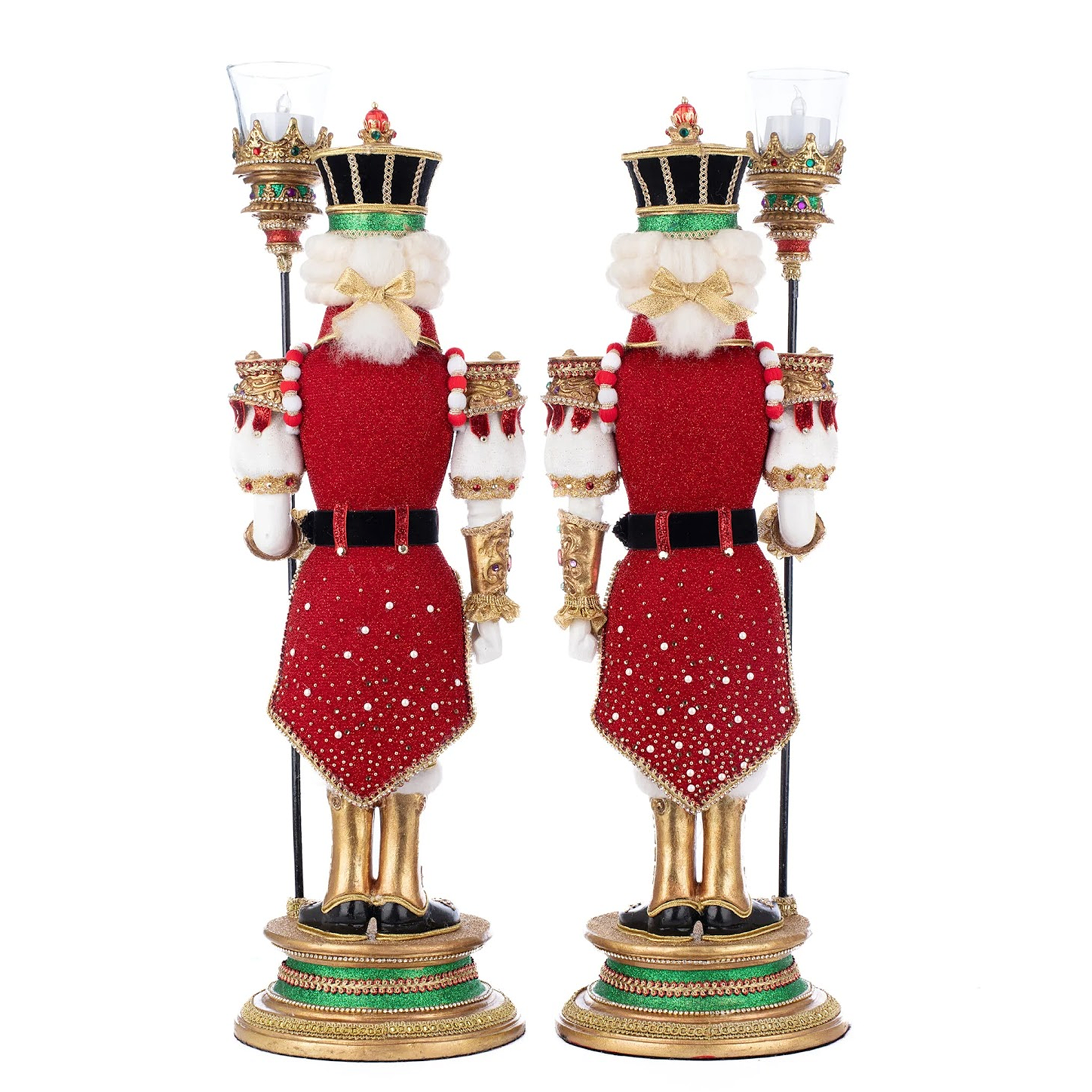 Katherine's Collection Royal Christmas Ball Nutcracker Votive Guards