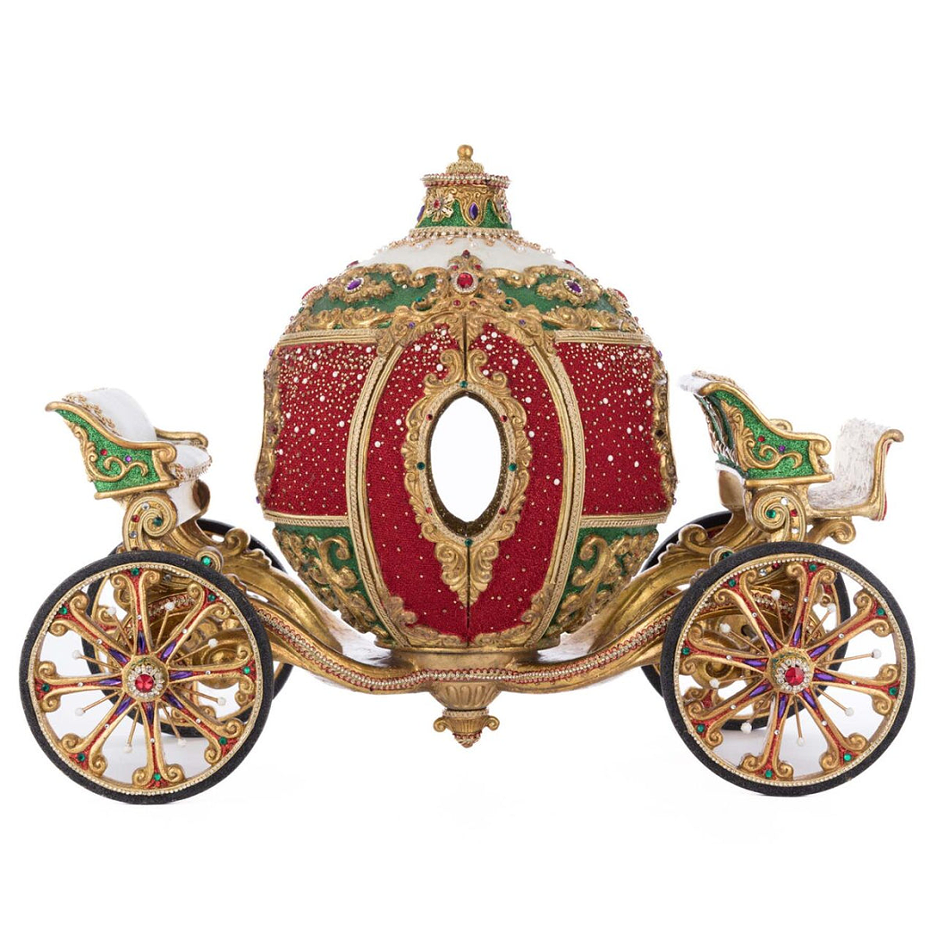 Katherine's Collection Royal Christmas Ball Ornament Carriage