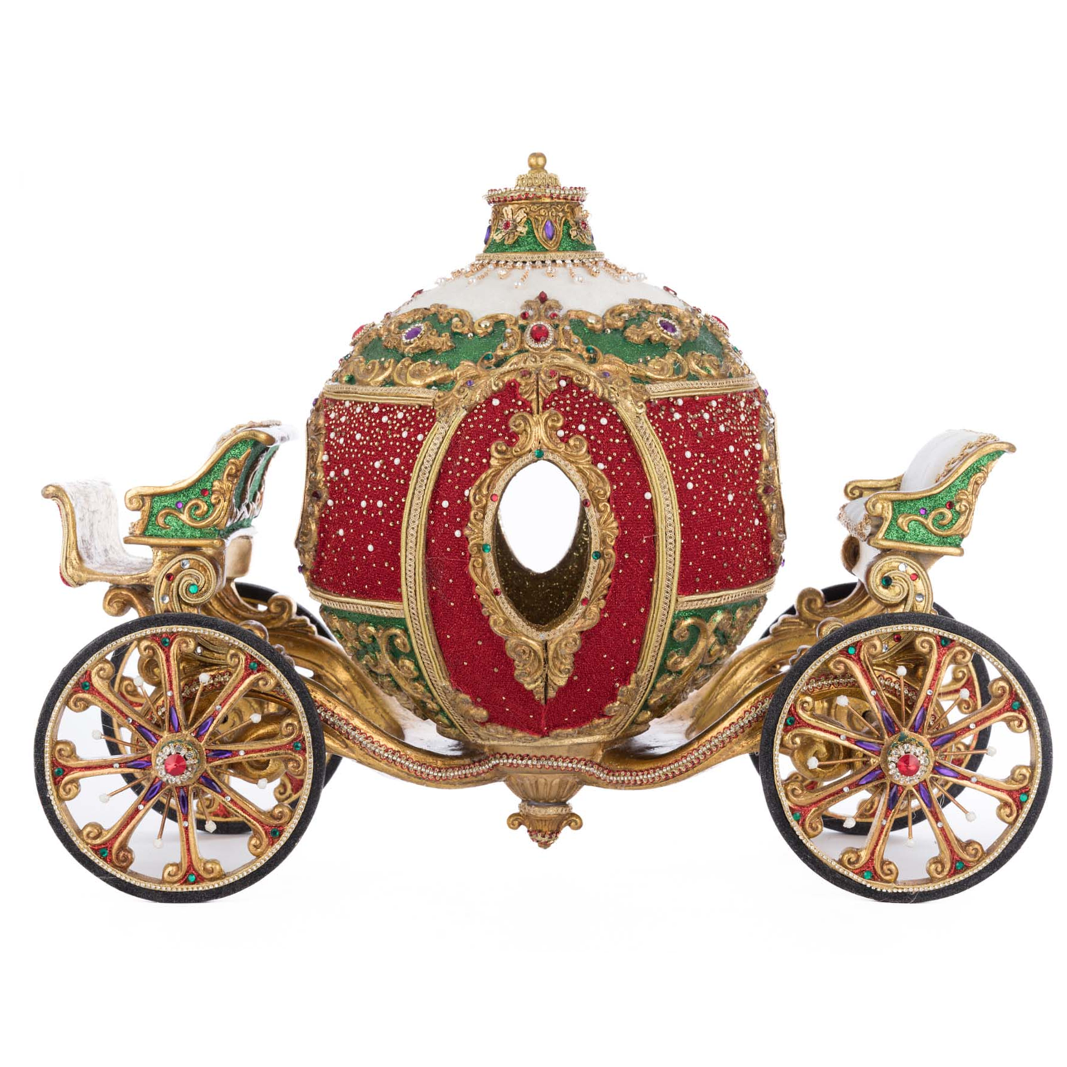 Katherine's Collection Royal Christmas Ball Ornament Carriage
