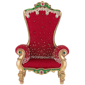 Katherine's Collection Royal Christmas Ball Santa Throne Chair