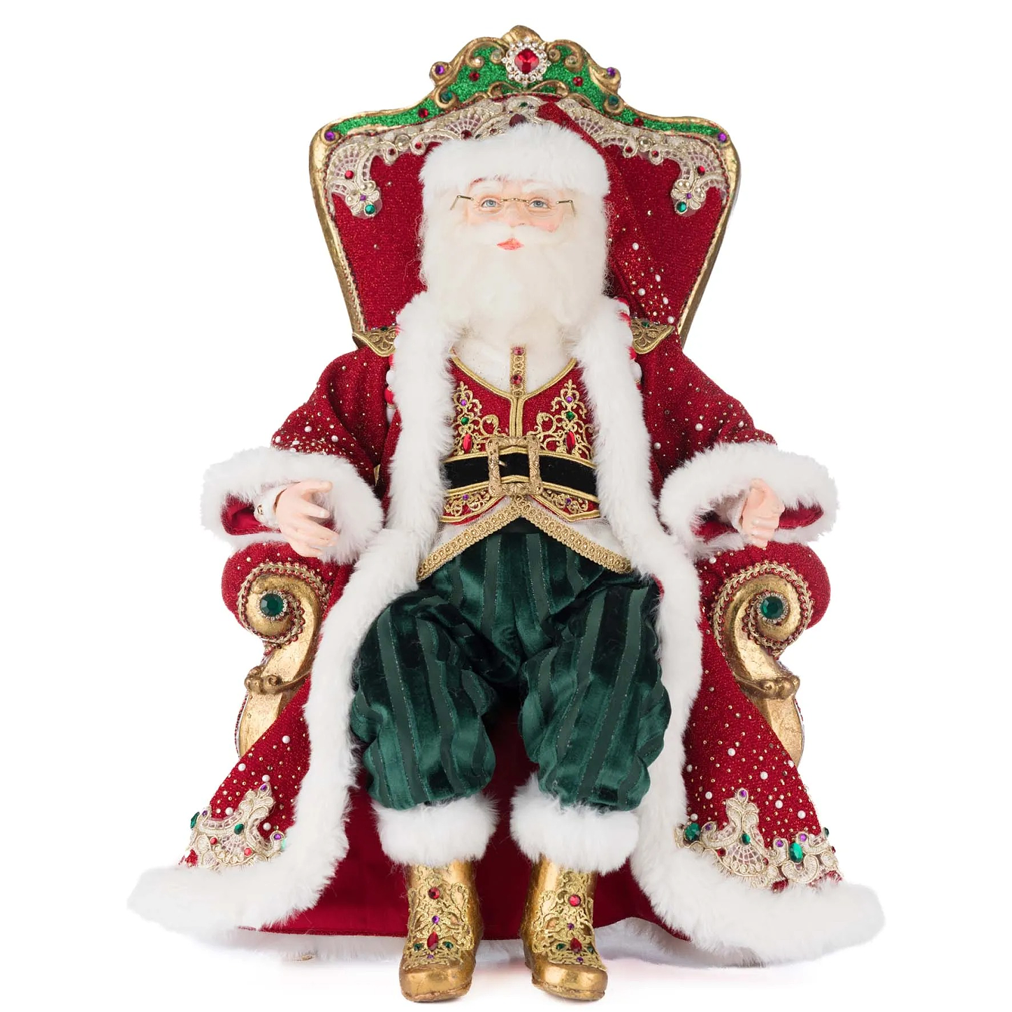 Katherine's Collection Royal Christmas Ball Santa Throne Chair