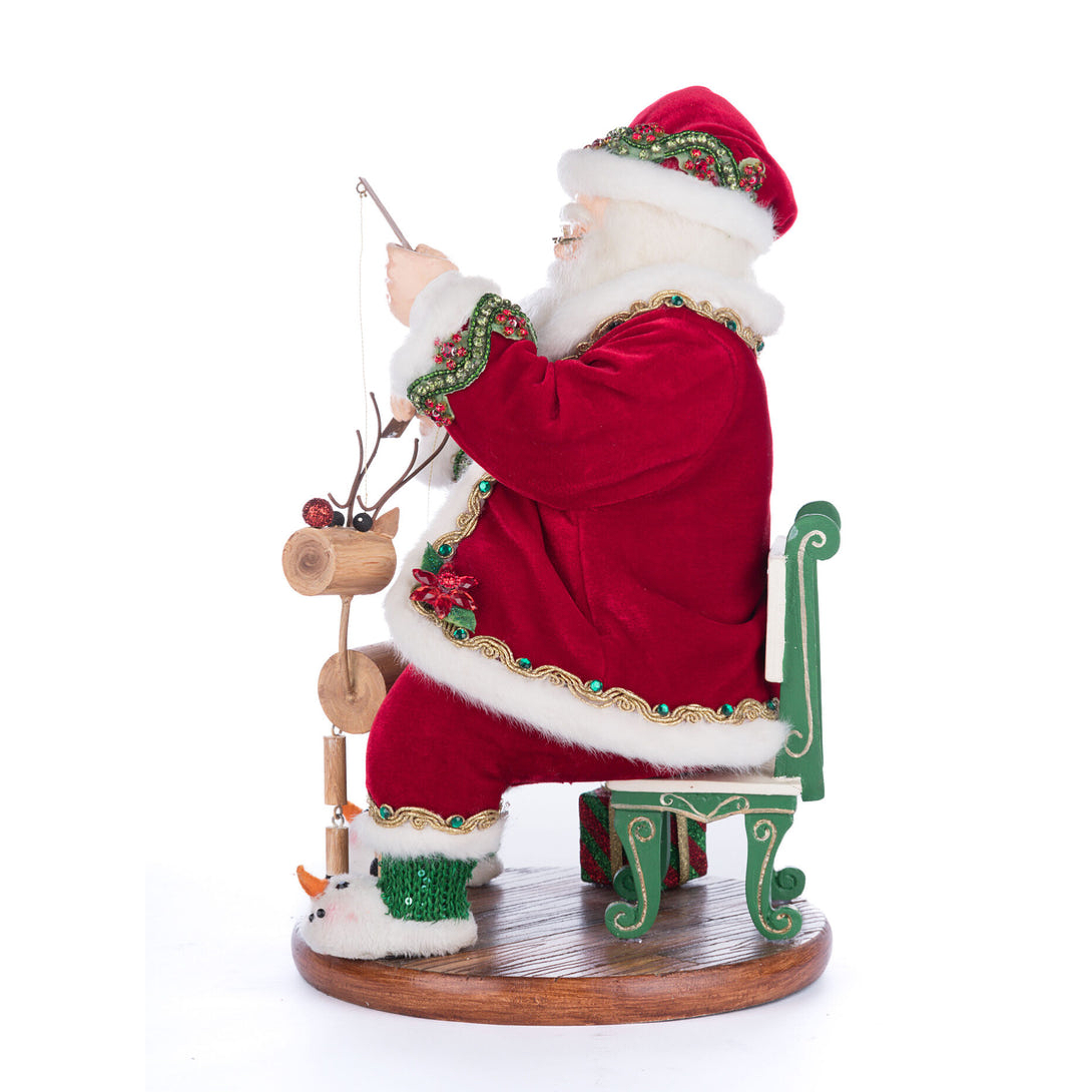 Katherine's Collection Santa in Toy Workshop Tabletop Figure