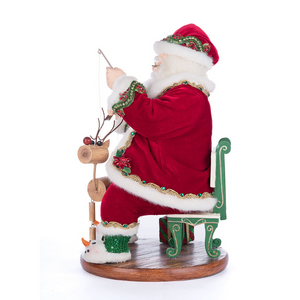 Katherine's Collection Santa in Toy Workshop Tabletop Figure