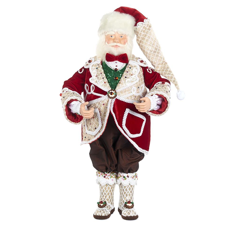 Katherines Collection Sweet Xmas Santa Luxury Christmas Doll
