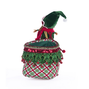 Katherine's Collection Winter Snowdrop Elf With Bag
