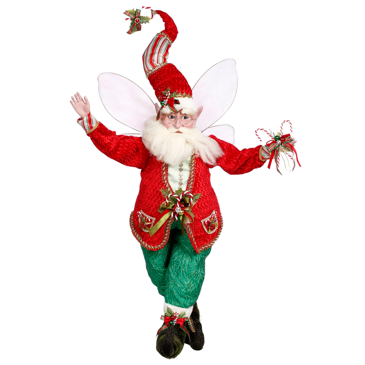 Mark Roberts Candy Cane Santa Fairy