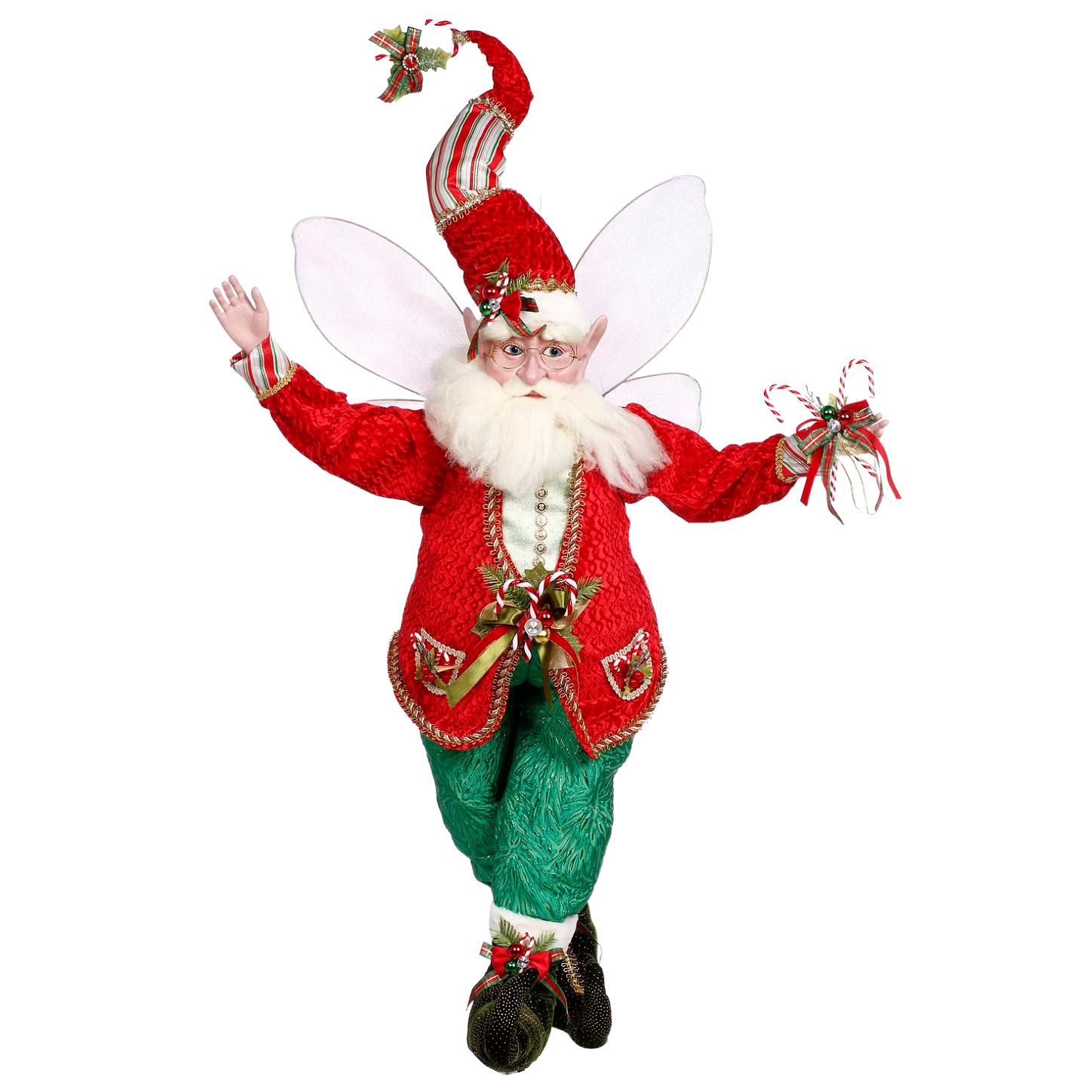 Mark Roberts Candy Cane Santa Fairy