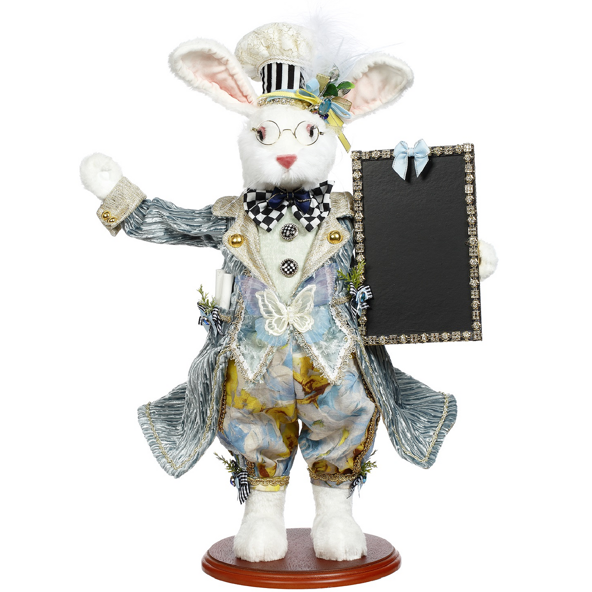 Mark Roberts Spring Collectibles Chalkboard Rabbit