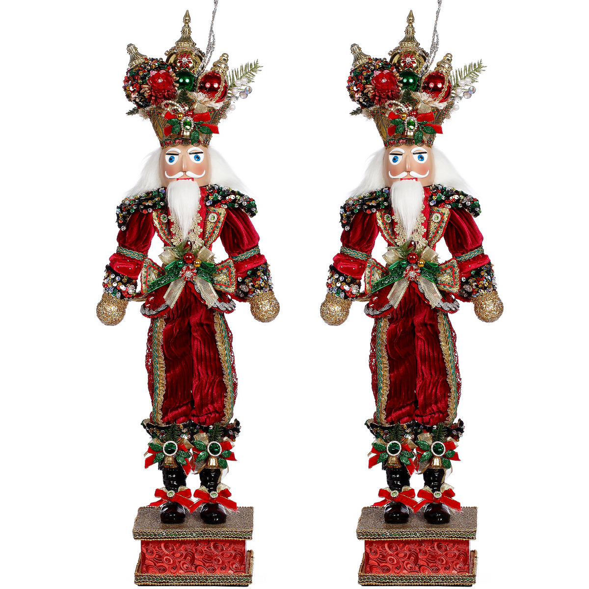 Mark Roberts Deck The Halls Nutcracker Set of Two