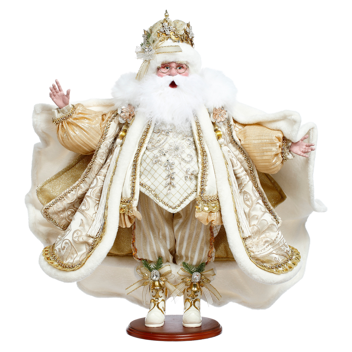 Mark Roberts Snow Pearls Santa