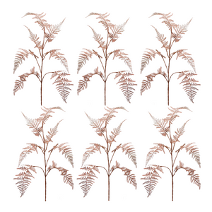 EDG Metallic Rose Gold Asparagus Fern Artificial Foliage